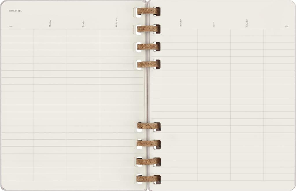 Moleskine Undated Spiral Life Planner Hardcover XL Size wide x Crushed Grape DHUNDSPD2312MWH4 (20.4cm 25.2cm long)