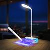 LED Table Lamp Novelty Eye Protection USB Rechargeable Desk Lamp Touch Switch Reading Light Message Board Light 3 Mode Dimming