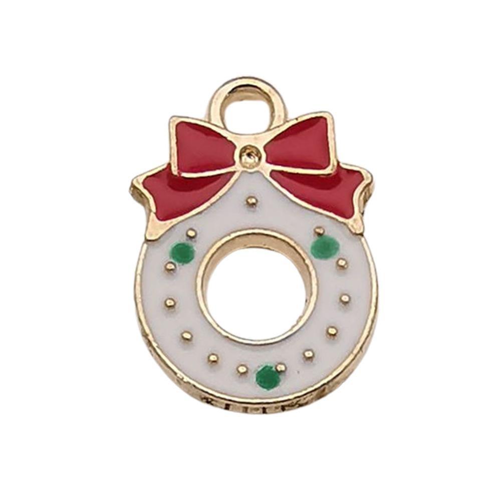 140 Kinds Of Christmas Drips Santa Claus Snowman Snowflake Deer Earrings Bracelet Pendant Diy Jewelry Accessories