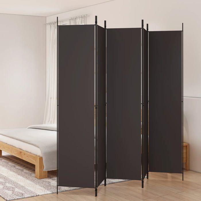 VidaXL Cloison de Séparation 5 Panneaux Séparateur de Pièce Pliable Diviseur Écran d'Intimité Paravent Décoration Salon 350203