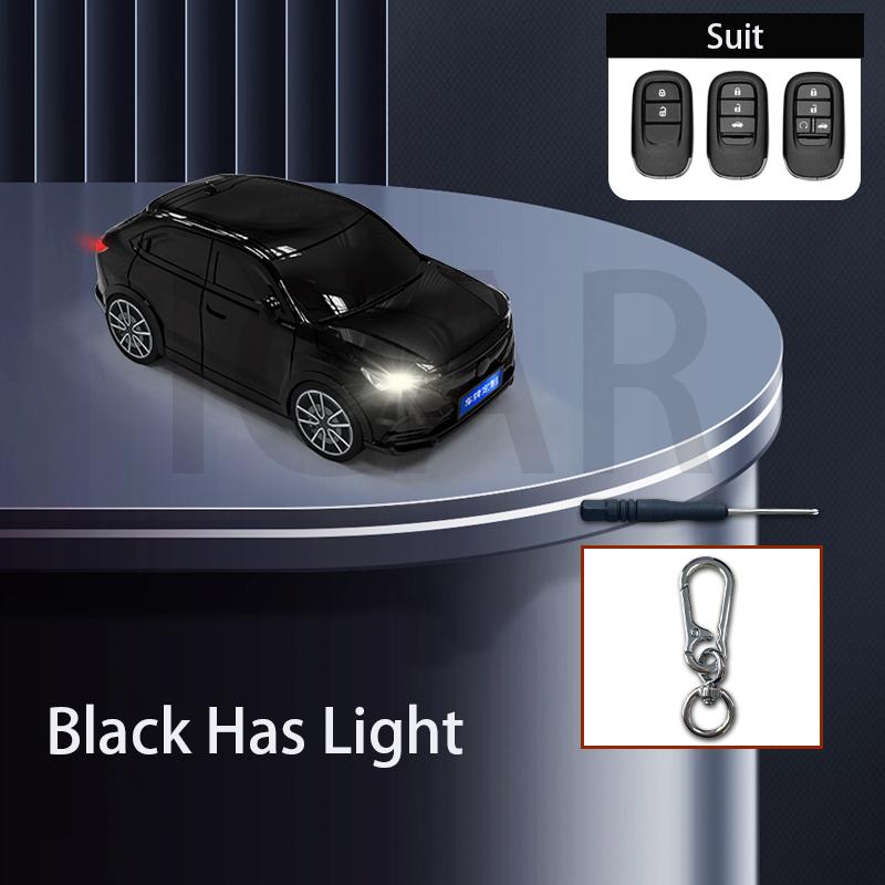 For Honda Xrv  Car Model Key Case For 3 4 5 6 Button For Civic Accord Hrv Pilot Crv Remore Key Cover Keychain Accessories