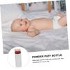 SAFIGLE Toddler Powder Puff Container, Baby Powder Bottle, Loose Powder Case, Travel Compact, Leak-Proof