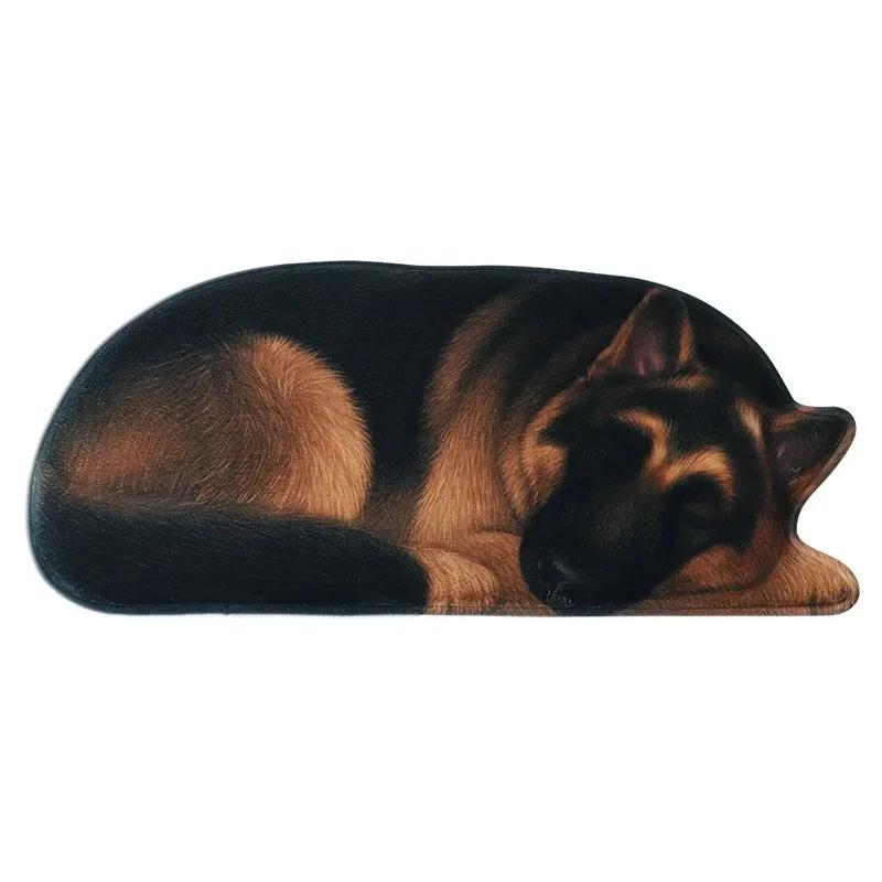 Floor Mats, Non-slip Mats, Entrance Door Bathroom Absorbent Toilet 3D Puppy Animal Bedroom Bedside Blanket Living Room