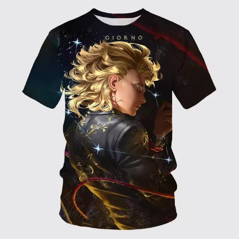 Summer Fashion Men 3D Printed Harajuku T-shirt Neutral Hip-hop Casual Cool and Comfortable Short Sleeved Top