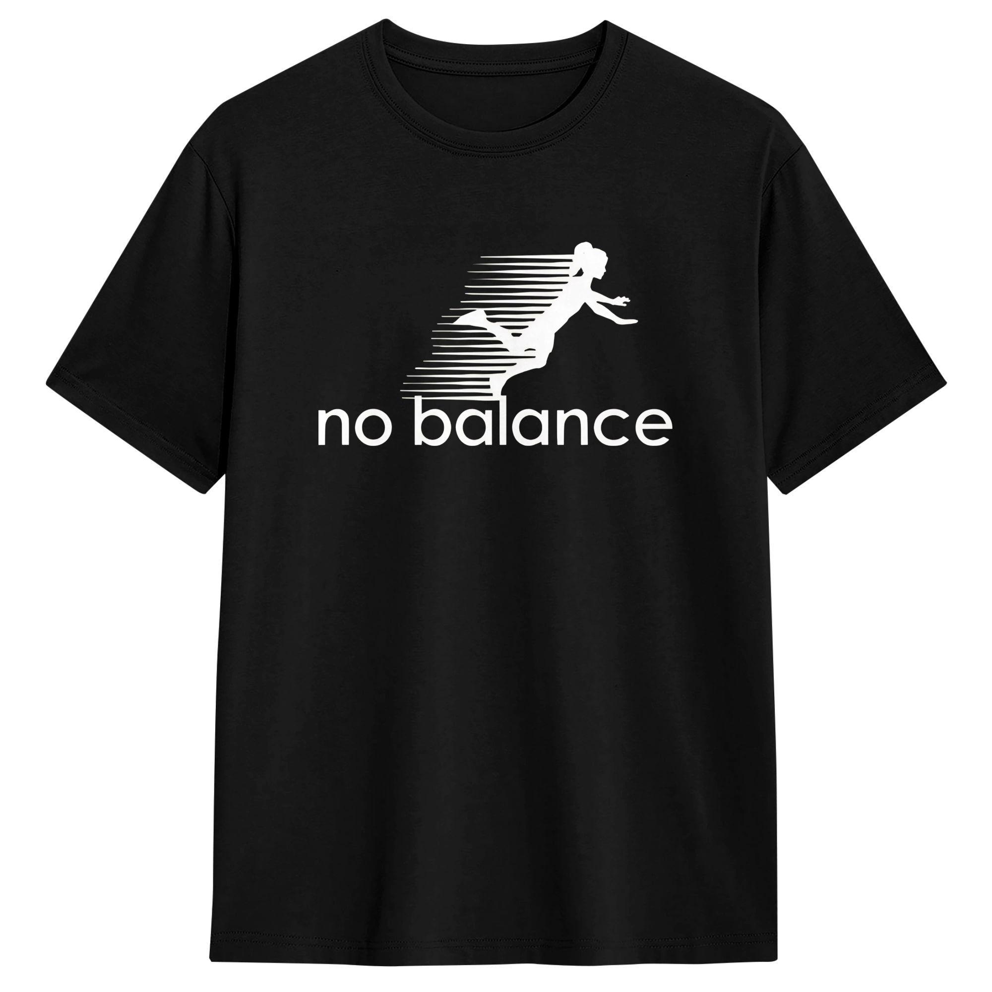 No Balance T Shirt Beach  Harajuku T Shirts Unisex 100 Cotton Comfortable Plus Size Clothes ShortSleeved Y2K Casual Tops S