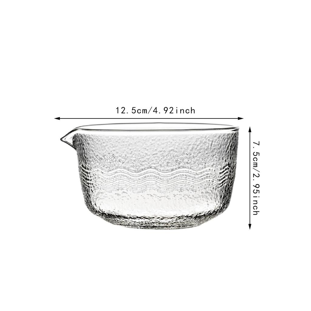 Glass Matcha Bowl Tea Bowl Japanese Style Easy Clean Unique Green Tea Cup Traditional Household Tea Mug