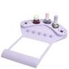 Soft Silicone Nail Arm Rest Non-Slip Hand Support Mat With Nail Polish Holder for Nail Techs Manicure Studio Use
