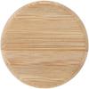 Bottle, Cristal 500 Ml with Handle De Silicona and Lid De Bamboo "Porto" Grey