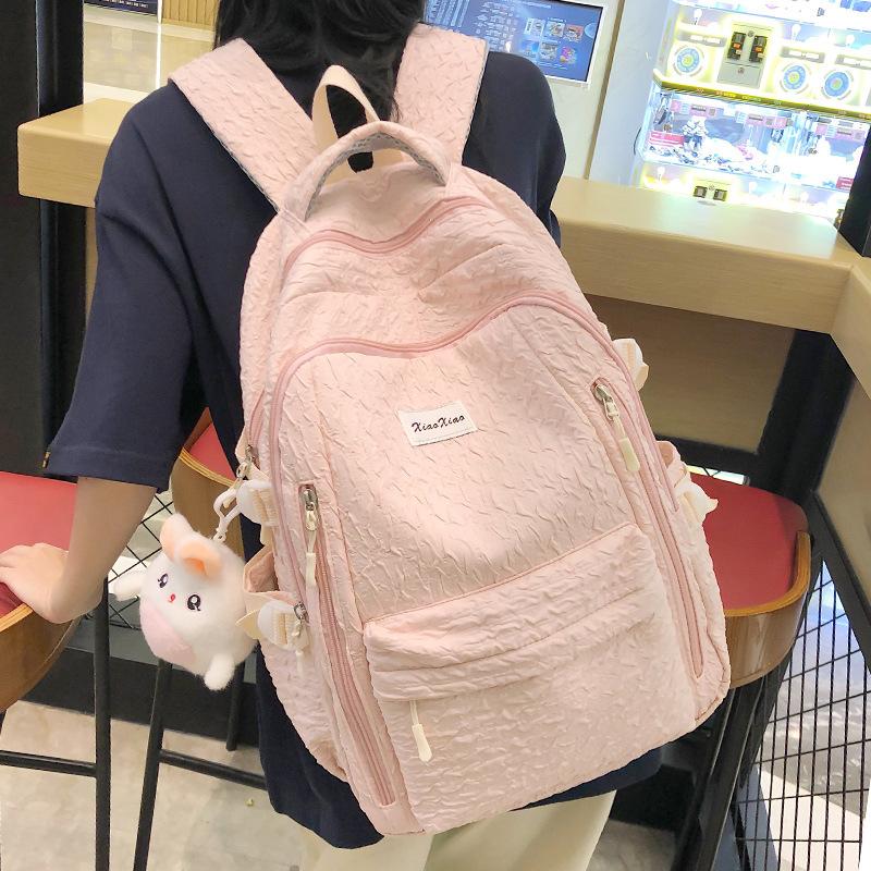Kinder Grundschülerinnen Mittelschüler High-School-Schüler Rucksack