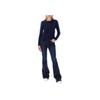 Polo Ralph Lauren Solid Color Crew Neck Long Sleeve Wool Sweater Women Sweater Blue 211875831-007