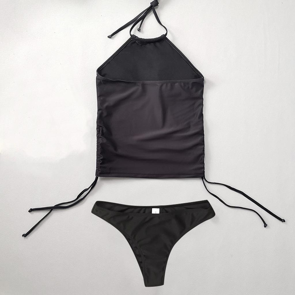 Sunse Women's Summer Swimsuit Printing Set Adjustable Straps Beach Swimsuit Bikini Set