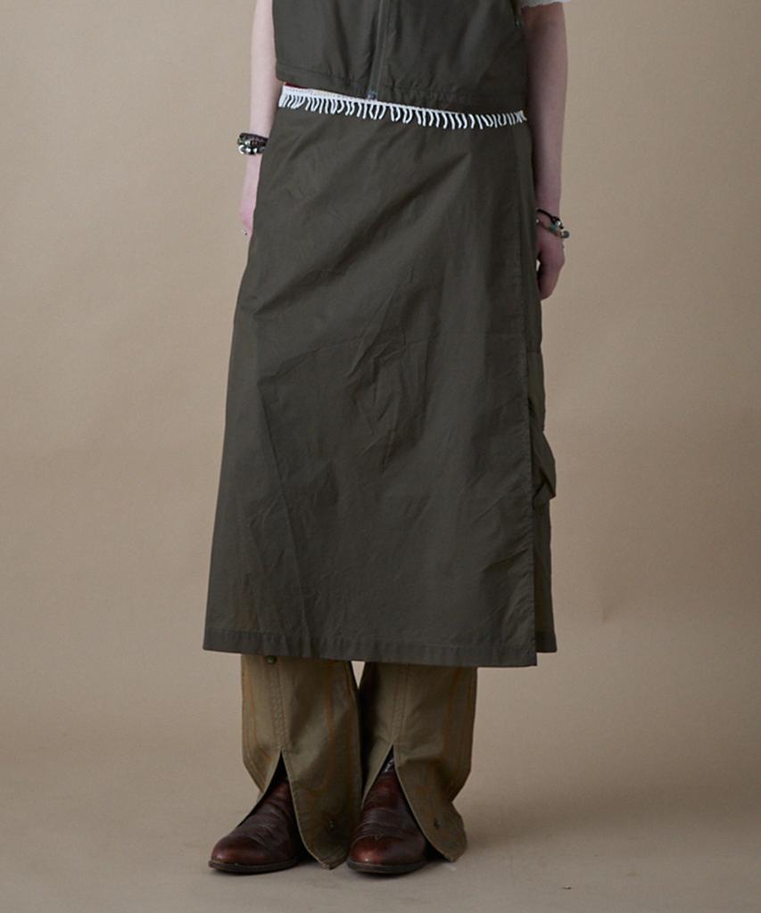 Penfield Packable Nylon Cargo Wrap Skirt Olive_Fr2Ws71U