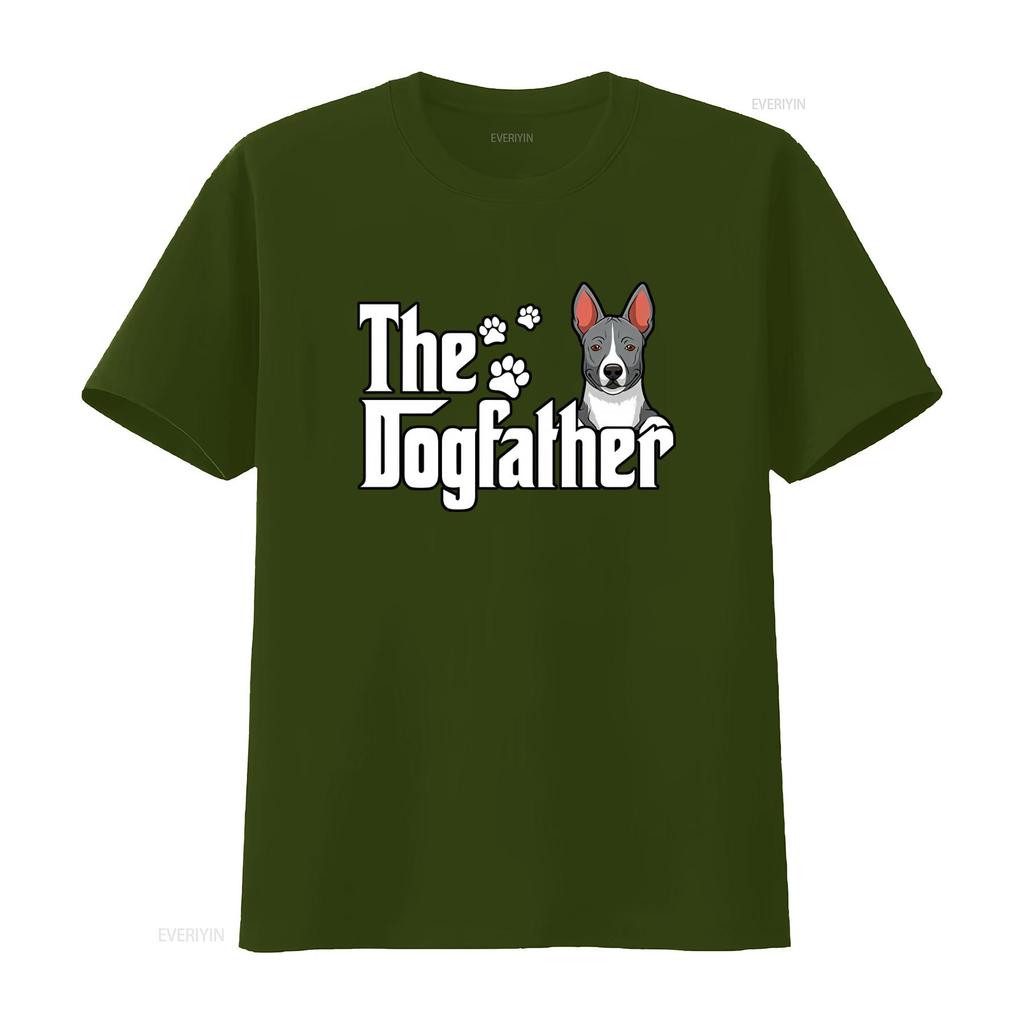 Basenji The Dogfather Fathers Day T Shirt Stylish Comfortable Dog Lover vintage Washed graphic Stretched designer clothes Soft