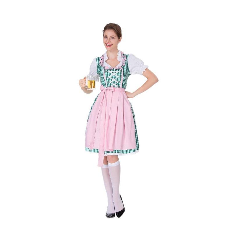 Halloween Badalia Oktoberfest Kostüm Barista Dienstmädchen Bühnenkostüm