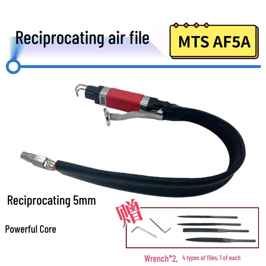 Taiwan AF5A Pneumatic Reciprocating Air File: High-Power Industrial-Grade Grinding & Deburring Tool.