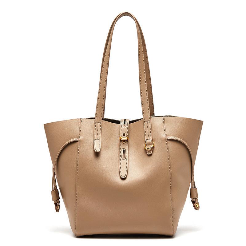 Bags Women's Fashion Spring and Summer Leather Women's Bags Handbags Shoulder Large Capacity Versatile Fashion Tote Bucket Bags