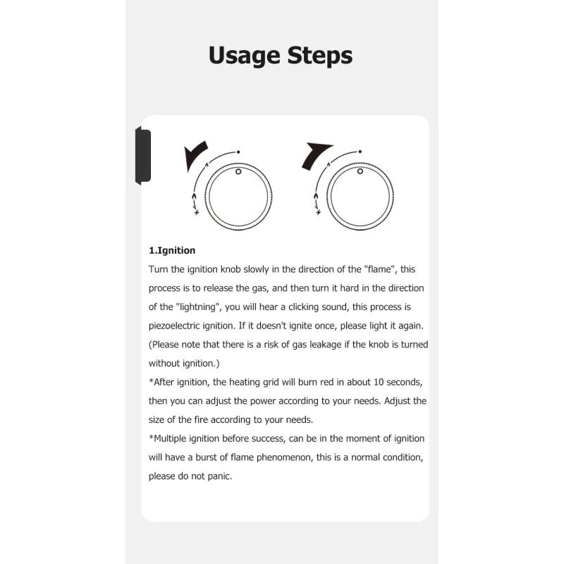 Miniaturowy przenośny piecyk grzewczy na zewnątrz kempingowy wielofunkcyjny piecyk grzewczy 1,1 kW moc kuchnia piesze wycieczki