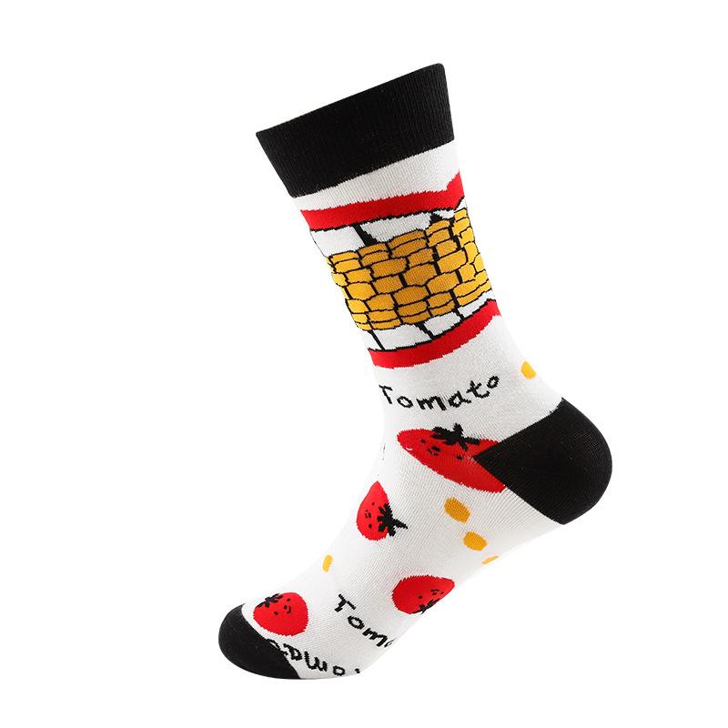 Women's Autumn and Winter Personality Street Tube Cotton Socks