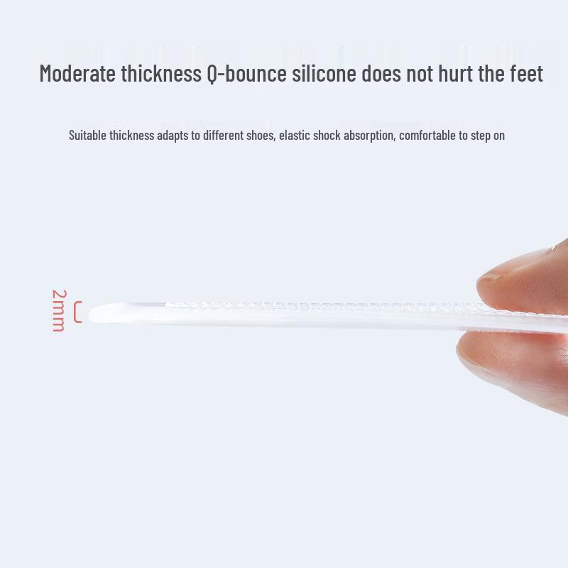 Silicone Forefoot Pad: Transparent, Non-Slip, Super Soft, Thickened, Adjustable Size, Anti-Pain Insole