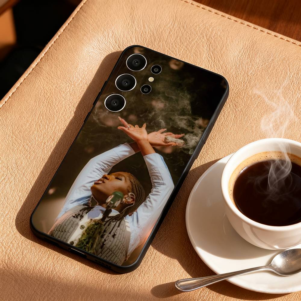 Rapper D-Doechii Phone Case For Samsung S26,S25,24,23,22,30,21,10,9,Ultra,Plus,Lite,FE Soft Black Case
