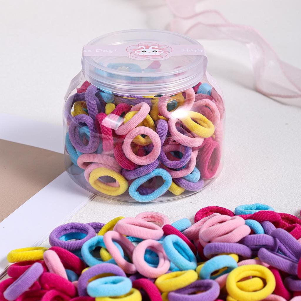 High-Elasticity Hair Ties for Girls - Gentle on Hair, Perfect for Children's Hairstyles