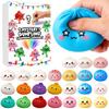Giocattolo Spremi Gnocchi Calendario dell'Avvento Cartone Animato Panino al Vapore Sollievo dallo Stress Fidget Toy Scatola Conto alla Rovescia 24 Giorni Bomboniere per Feste