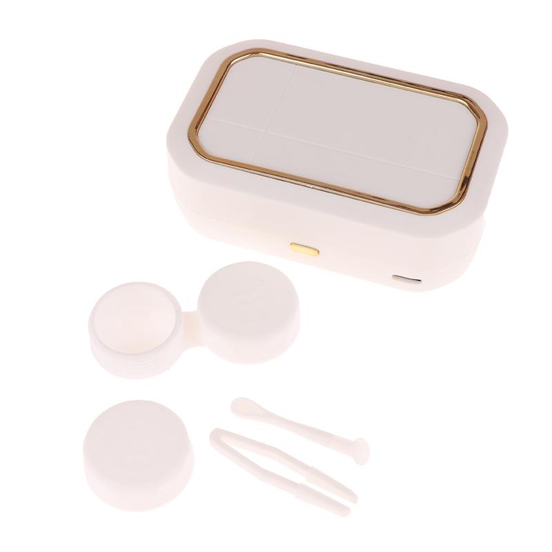 Contact Lens Ultrasonic Cleaning Machine 49000Hz High Frequency Vibration Timing Rechargeable Cleaner Contact Lens Remover Tool