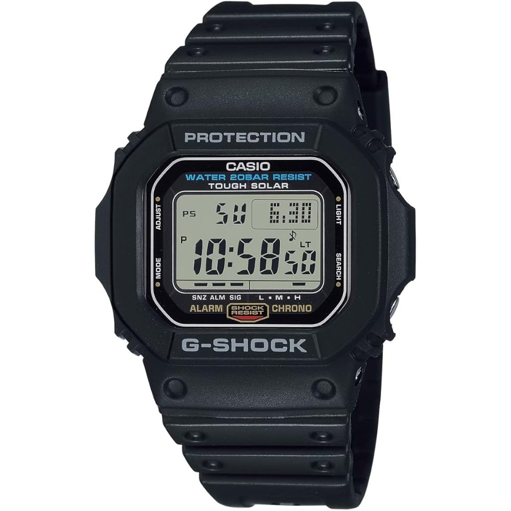 

Casio G-Shock Origin 5600 Series World Time Solar Men s Watch G-5600UE-1DR