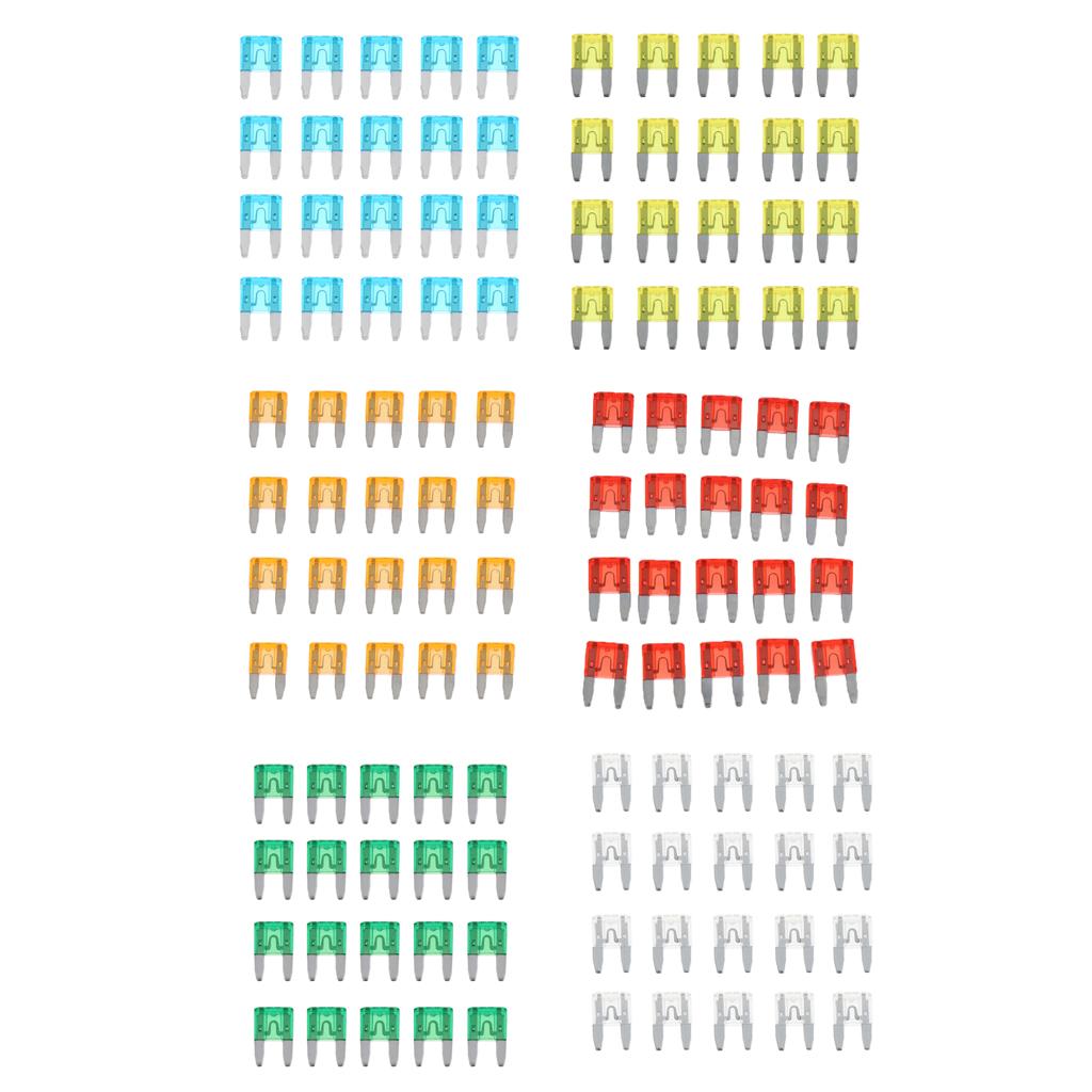 120 Pieces 5A 7.5A 10A 15A 20A 25A 30A  Fuses for Automotive