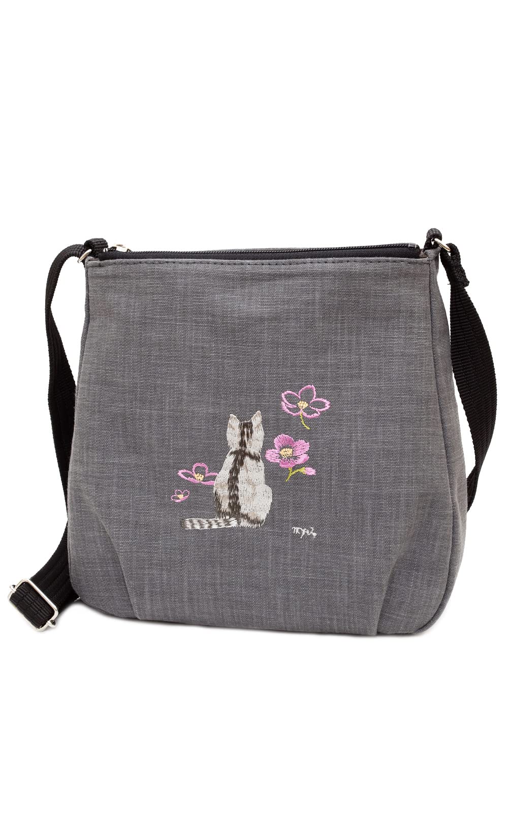 

Shoulder Crossbody Made in Japanese Bincho Charcoal Kyoto Cat Birthday [creareki] Women s Bag, Bag, Lightweight, Japan, Style, Ink, Dyed, Canvas,