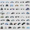 50 Cartoon Police Car Doodle Stickers Suitcase Car Laptop Skateboard Mobile Phone Waterproof Decorative Stickers