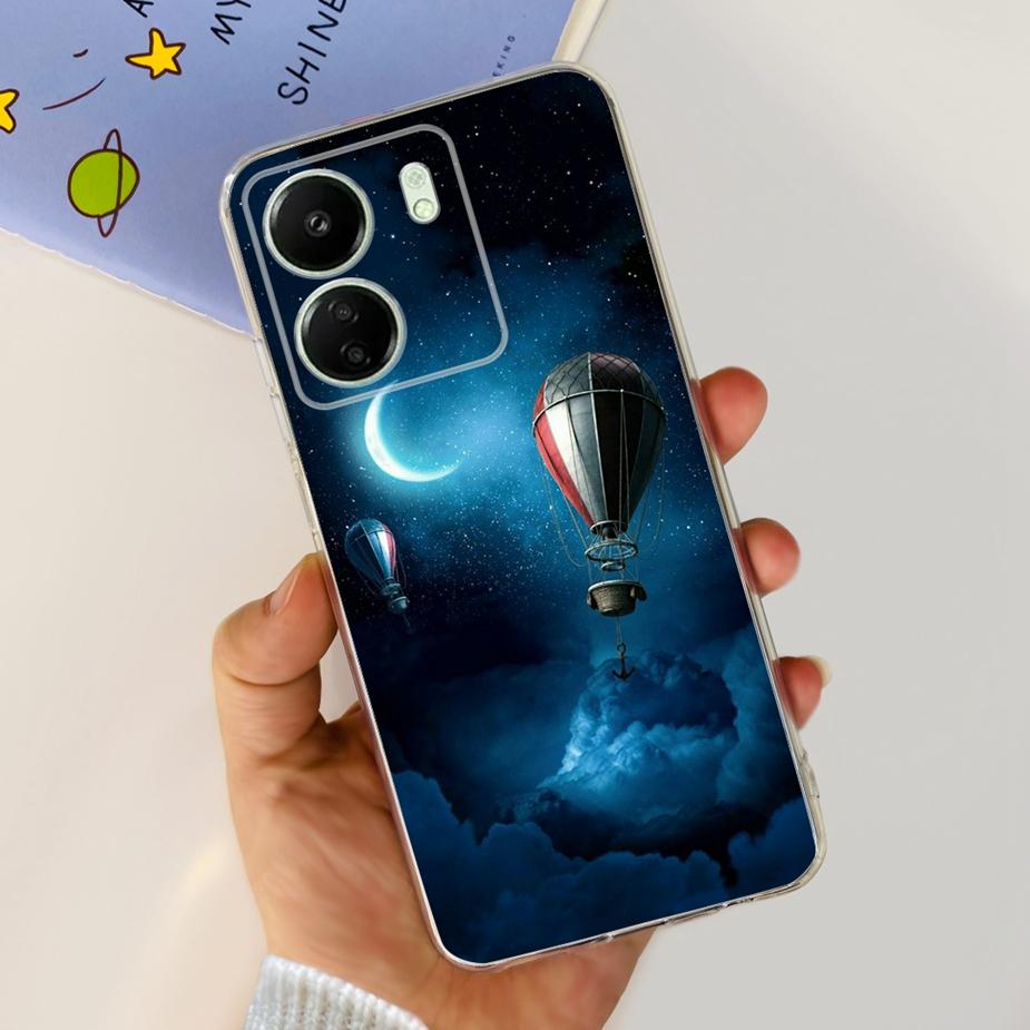 For Xiaomi Poco C65 Case Redmi 13C New Fashion Painted Back Cover 6.74'' Soft TPU Phone Case For Xiaomi Redmi 13C PocoC65 Bumper