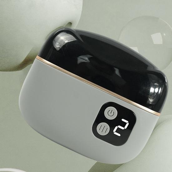 Automatic Electric Nail Clipper 2-In-1 Baby Nail Trimmer with LED Light Kids Adults Seniors Manicure File Fingernail Cutter Polisher Grinder