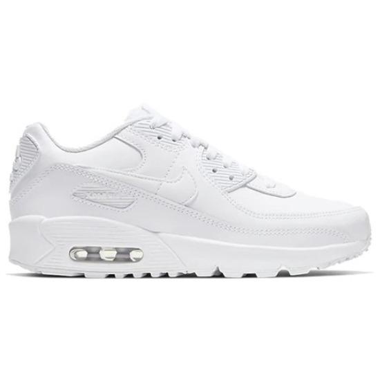 Nike Air Max 90 Recraft Triple White GS - CD6864-100