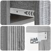Wall Mounted Nightstand Grey Sonoma 49 x 34.5 x 20 cm