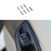 For Ford Focus Chrome Steel 7PC Window Lock Lift Panel Trim Decoration 2012-2018