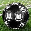 VfL Wolfsburg Indoor Soccer Ball Colorful Machine Stitched PVC Size 5 Team Training Competition Ready Durable High-Bounce Cool Sports Gift