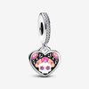 Authentic Original Copper Metal Black Charm Bead Components Spider Skeleton Cat Poker Bead Components Pendant Bead Components Compatible With