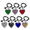 Heart Shape Keychain Women Key Holder Female Heart Bag Charms Love-Pendant Girlfriend Trinket Keyring Gift Auto Pendants