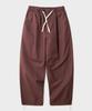 WV PROJECT Gabardine Cotton Elastic Waist Pants Rose Brown Mjlp7786