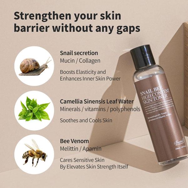 Benton Snail Bee High Content Hauttoner 150 ml