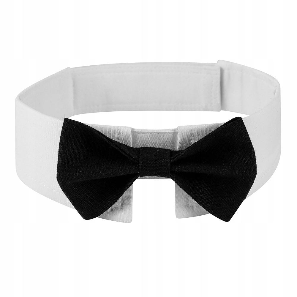 Bow Tie For Dog Cat Universal Velcro Elegant Party Outfit Size L