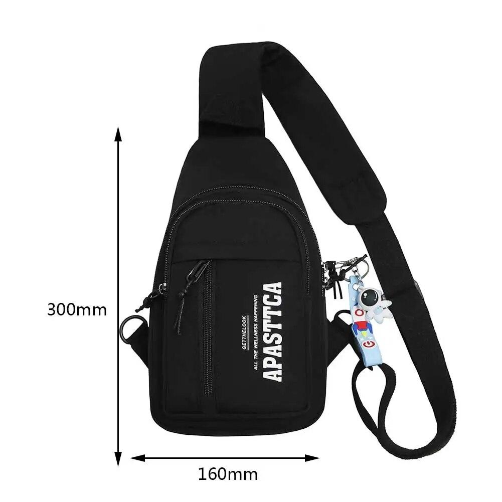 

2026 Small Chest Bag Men Women Sling Waist Pack Phone Pocket Cross Body Shoulder Bag Fanny Pack Waterproof Male Handbag Outdoor CHINA чёрный