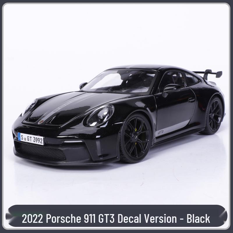 Maisto 1:18 Porsche 911 GT3 Alloy Sports Car Model