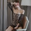 Sexy Dress High Elasticity Fishnet Mini Beach Dress Women's See Through Hollow Short Skirt Transparent Temptation Bodycon Dress