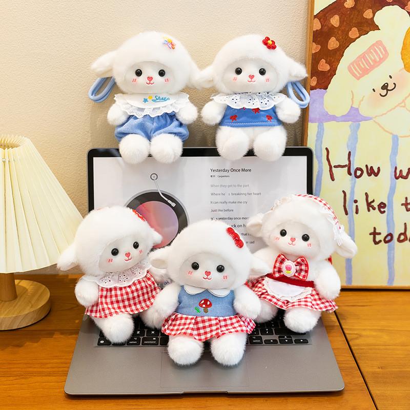 Unicorn Plush Toy With Bow Dress For Kids Kids Birthday Gift 18cm Soft Stuffed Animal