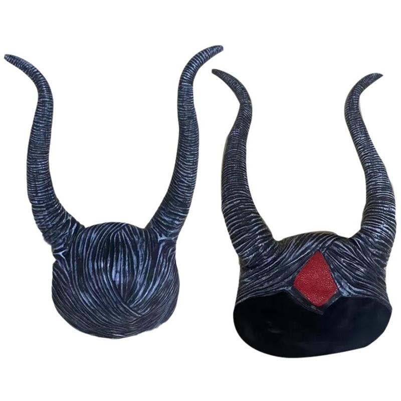 Animal Devil Headbands Unique Pattern Headdress Bull Headpiece Children Headwear for Costume Occasion