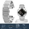 Small Gun Metal Men Watchband For Casio GM-110 GA-110 GM-110GB Strap GSHOCK DW5600 Stainless Steel Watch Bracelet Accessories