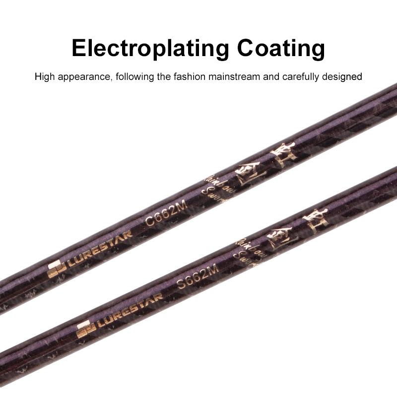 RAINBOW SWORD Spinning Casting Fishing Rod Fuji Ring F Action Lure Rod High Carbon Bass Pike Rod Fishing Rod