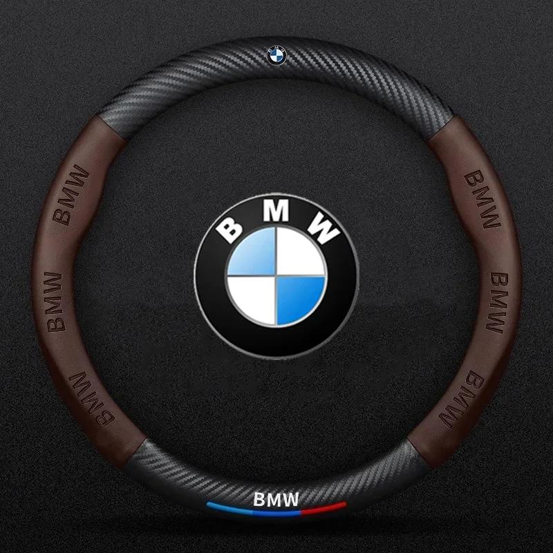 For Bmw E46 E90 E60 F10 F30 E39 E36 F20 E87 F20 F40 E88 M Performance M2 M3 M4 M5 M6 Embossing Bmw  Car Steering Wheel Cover